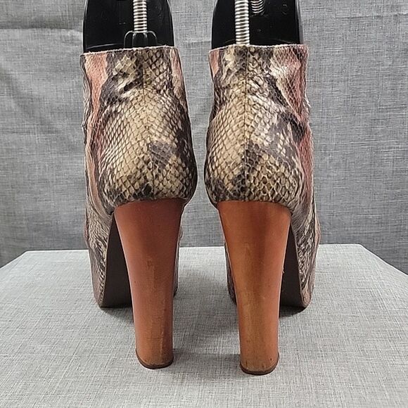 Jeffrey Campbell Lita Snake Print Boot -  Platform, Tall Heel, Women's SZ 39 - Picture 5 of 13